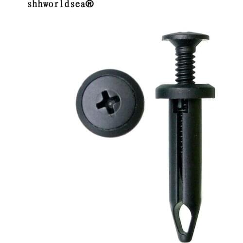 Shhworldsea auto plastic clips and fastener push type retainer