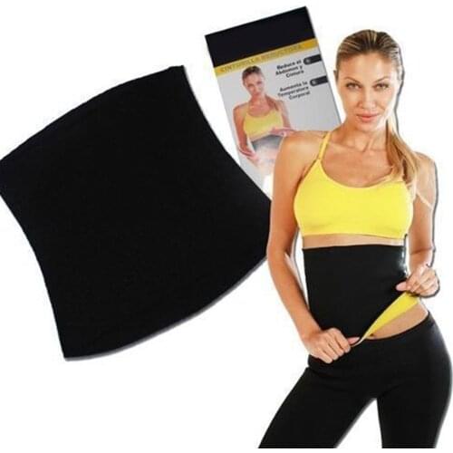 1pc Sport Waist Support Thermo Sweat Sauna Slimming Waist Lady Weight Loss Belt S-XXXL Size Bodysuit Trainer Feminina Mujer