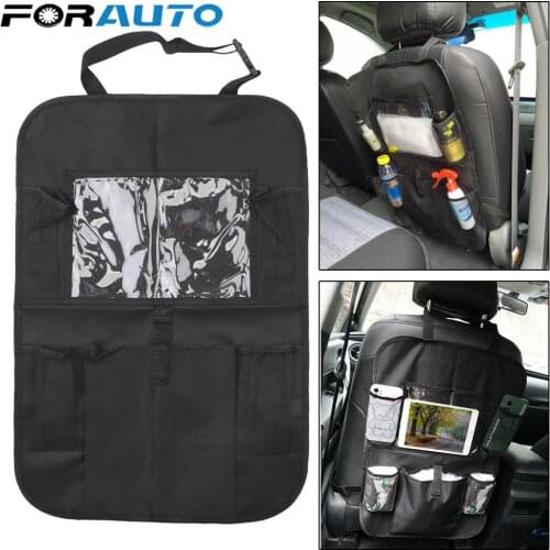Multi-Pocket Storage Bag Stowing Tidying Car Seat Back Organizer Automobiles Interior Accessory Tablet Holder Universal