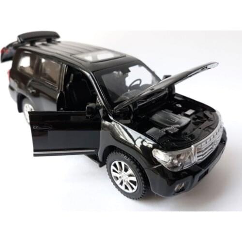 Toyota Land Cruiser V8 Metal Door Luggage Pop Up Toy Car