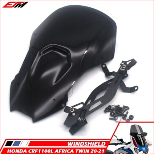 Motorcycle Sport Touring Windshield Windscreen Fits Touring Screen For Motorcycle Honda CRF1100L Africa Twin 2020 2021