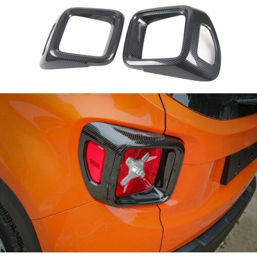 Car Tail Light Rear Lamp Decoration Cover Stickers Trim for Jeep Renegade 2016+ Car Styling Accessories