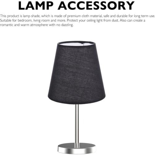1pc Cloth Lampshade Lamp Cover Chandelier Wall Lamp Accessory Lamp Dust Cover Fabric Lampshade Lighting Accessories