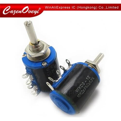 1PCS WXD3-12-1W 100 220 470 1K 2K2 3K3 4K7 10K 22K 33K 47K Ohm 100R 220R 470R 2.2K 3.3K 4.7K WXD3-12 1W Wirewound Potentiometer