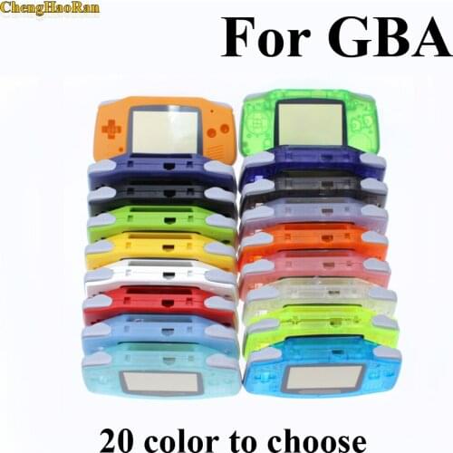 10 sets Luminous Solid Colorfull Replacement Housing Shell Case Cover for Nintendo Gameboy Advance for GBA at factory price 1x