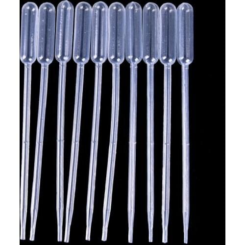 100pcs Pipettes Disposable Plastic Graduated Pasteur Pipette Dropper Polyethylene 0.5ml Available