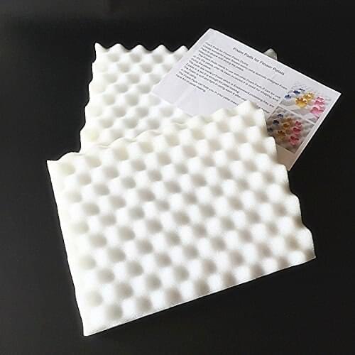 2Pcs/set Fondant Cake Chocolate Sugar Flower Drying Foam Decorating Bakeware Tool Set Mat Shaping Sponge Pad Gum Paste Mold