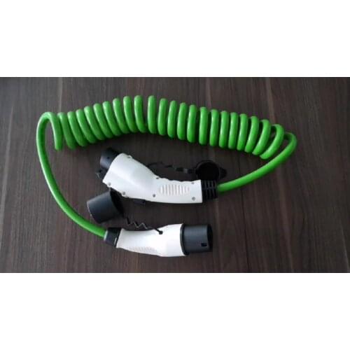 32A IEC 62196 Type 2 to J1772 type 1 ev charging cable for ev charging points spring ladekabel