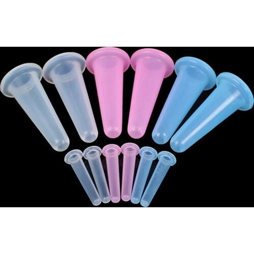 4pcs Chinese Suction Cups Vacuum Cupping Cans For Massage Ventosa Celulitis Suction Cup Face Neck Massage Cans Anti Cellulite