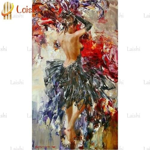 5d diy Diamond embroidery Abstract doodle woman square diamond mosaic handmade wall picture for living diamond painting woman
