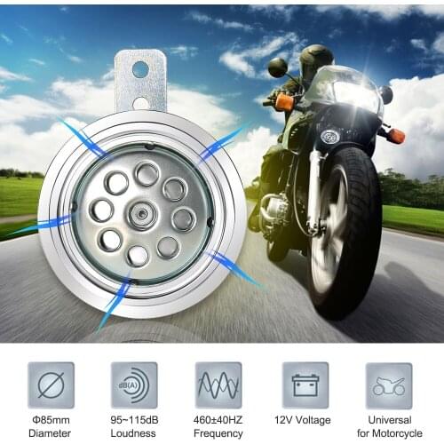 85mm Super Loud Universal Motorcycle Electric Horn Speaker 12V 110db