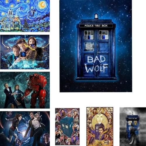 5d Diy Diamond Embroidery Doctor Who Diamond Painting Round/square Cross Stitch Full Drill Multi-Picture Mosaic Home Decor Craft