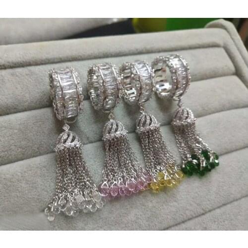 Designer Fashion 925 Sterling Silver Jewelry 3A Cubic Zirconia Party Ring