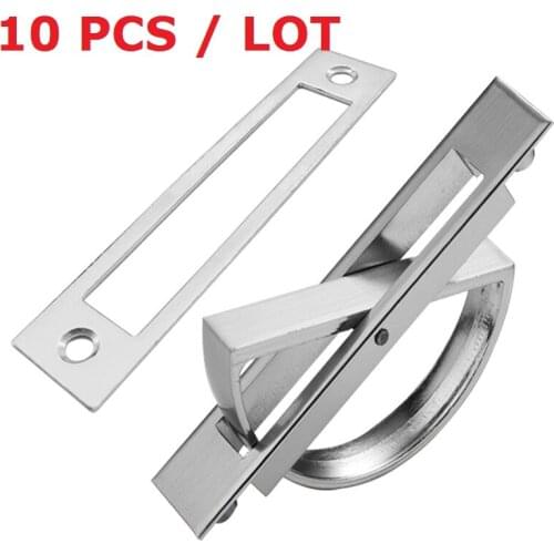 Drawer cabinet door handle European invisible wall mounted flat cabinet closet door handle modern minimalist cabinet handle