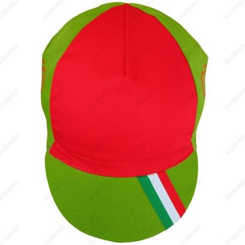 Italy Classic Striped Men&Women Cycling Caps Breathable Yellow Road Mountain Bicycle Headwear EUSKADI One Size Fits All