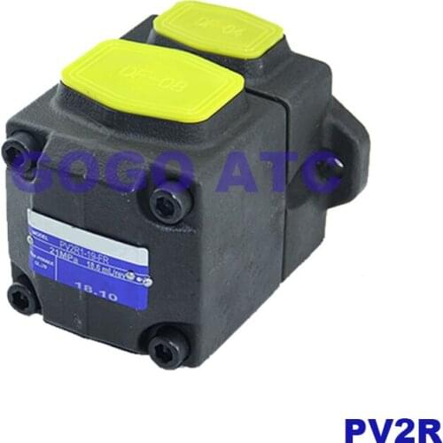 Oil research type PV2R hydraulic pump assembly small variable vane pump double oil pump Rexroth type VP12 gear pump