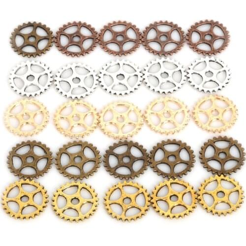 50pcs/lot Alloy 15MM Mechanical Steampunk Cogs & Gears Diy Accessories Fashion Jewelry Accessories Jewelry DIY Findings Making