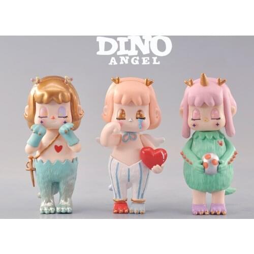 Original DINO ANGEL Series Blind Box Toy Doll Random One Cute Anime Character Birthday Surprise Gift Free Shipping