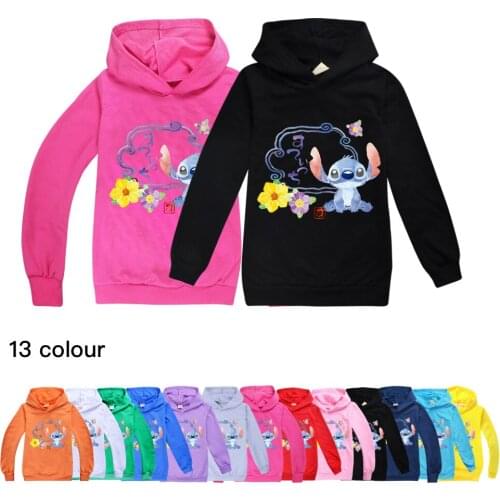 2-16Y New Child Cartoon Hoodie Kids Hoodies Girls Sweatshirt Hooded Jumper Pullovers Leisure Fashion Baby Boys Hoodies Outwear