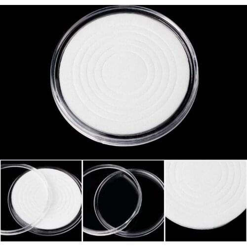20Pcs/Set Clear Round 46mm Direct Fit Airtight Coin Capsules Holder Display Storage Case with Adjustable EVA Gasket Pad Ring