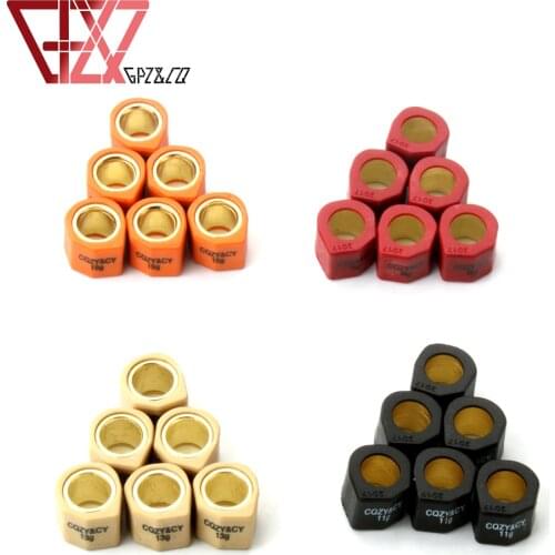 6pc Performance Variator Roller Weights 9gram 11gram 13gram 15gram 20x17mm For Suzuki Sixteen Burgman 150cc Epicuro 125cc