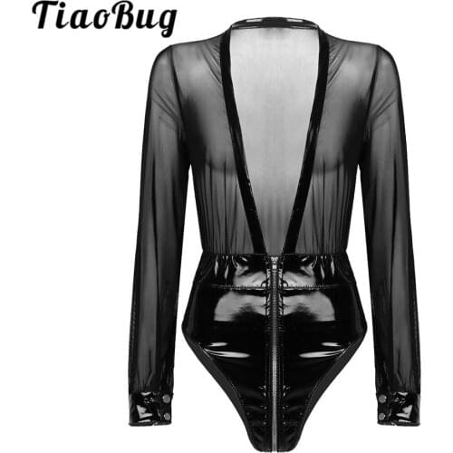 Женские прозрачные боди TiaoBug China At AliExpress