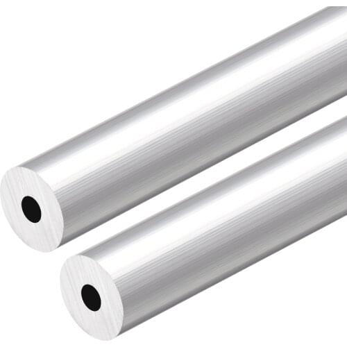 Uxcell 6063 Aluminum Round Tube 300mm Length 16mm OD 5mm Inner Dia Seamless Aluminum Straight Tubing 2 Pcs