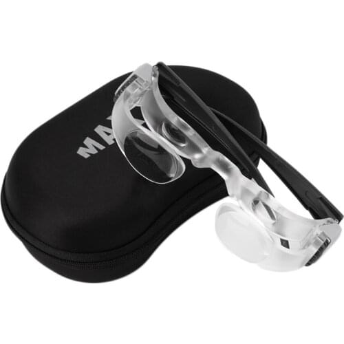 Cycling Glasses Magnifier Lens Loupe -300 Degree Cycling Goggles Portable Lupas De Aumento 2.1X Myopia Magnifying Glasses Hot
