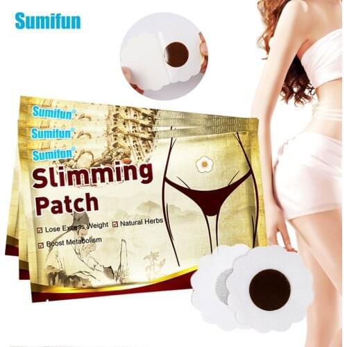 24Pcs Herbal Slimming Patch Navel Stickers Thigh Arm Abdomen Cellulite Removal Belly Fat Burning Massage Care Medical Plaster