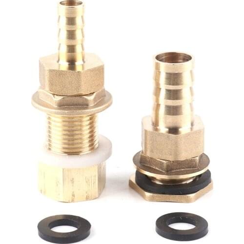 1pcs 1/2" Thread Fish Tank Adapter And Pagoda Connector Swivel Fitting Water Tank Copper Adapter Irrigation Water Hose Connector