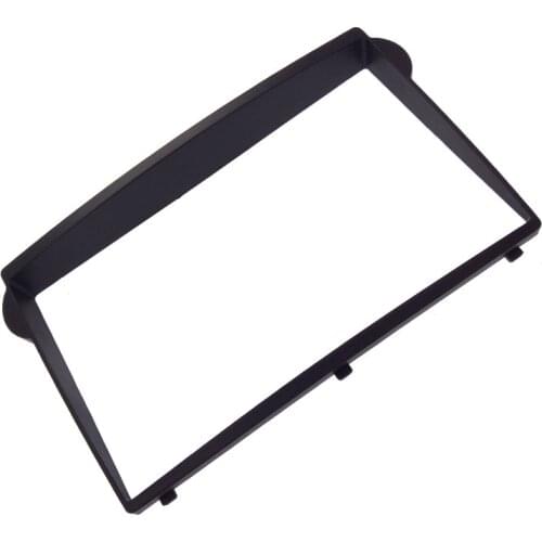 Top quality 173mmX98mm Double Din Car Radio Fascia for HYUNDAI H1 black color Dash Kit Installation Facia Face Plate Panel Frame