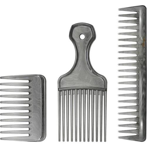 CestoMen Plastic Professional Barber Hair Oil Head Comb Brush Wide Tooth Comb Salon Barber Styling Tools Hairdressing Comb