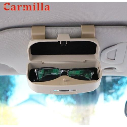 Car Glasses Holder Case Card Organizer Box for Citroen C3 C4 C5 C2 C1 C6 C4 Xsara Grand Picasso Elysee DS3 DS4 DS5 Accessories