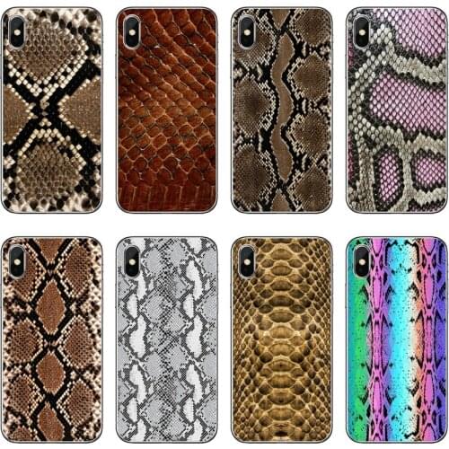 Colorful snake print Accessories Phone Case For Huawei P30 P20 Pro P10 P9 P8 Lite Y5 Y6 Y7 Y9 P Smart Plus 2018 2019