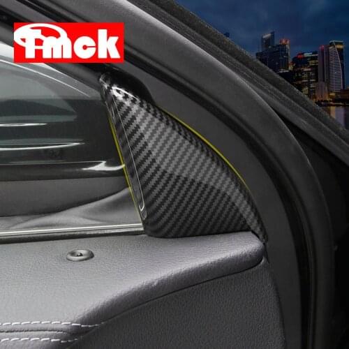 For Mercedes Benz A Class W177 V177 2019 2020 2021+ ABS Car Accessories Front Window Triangle A-pillar Cover Trim Frame Sticker