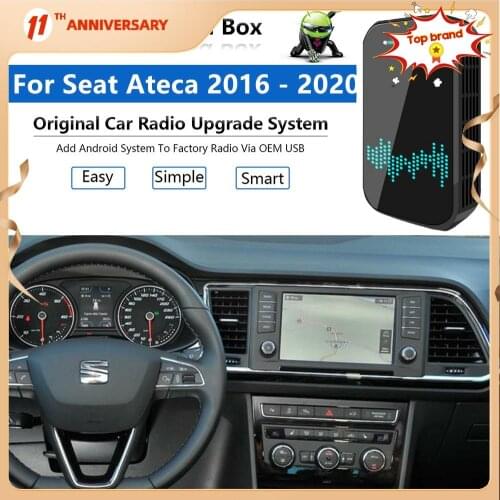 For Seat Ateca 2016 - 2020 Wireless Carplay Box Adapter USB-TYPE C Multimedia Player Upgrade Wireless Carplay Activator CP Box