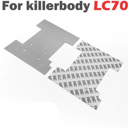 1/10 rc crawler model car decorative parts metal anti-skid plate sets assembly for 1:10 killerbody lc70 hard body shell bucket