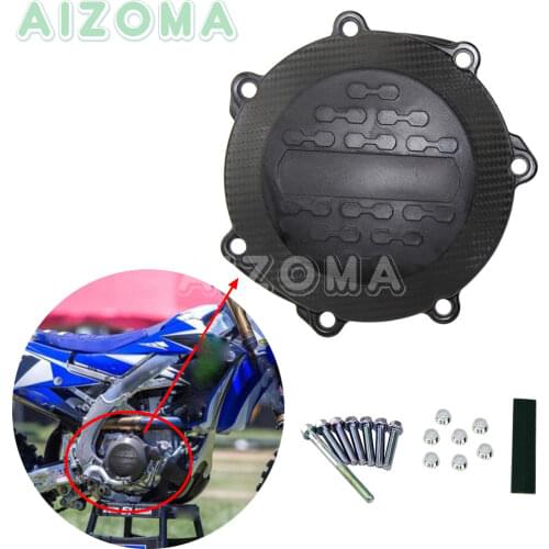 Black Motorcycle Engine Clutch Cover Guard Protection For Yamaha For Yamaha YZ250F YZ250FX WRF250 2014-2015 2016 2017 2018