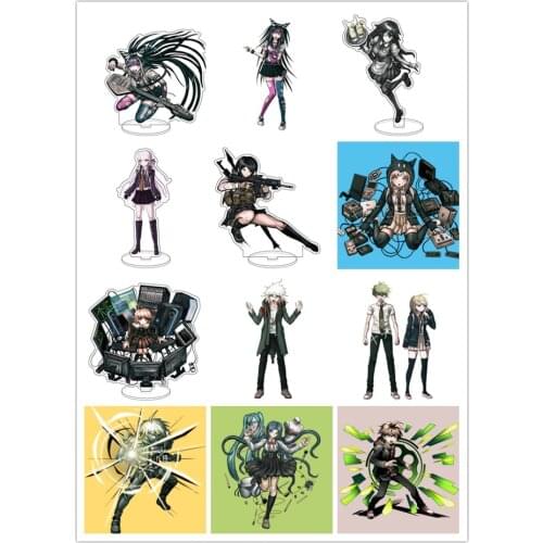 2021 HOT Danganronpa: Trigger Happy Havoc Anime Acrylic Stand Figure Model Desktop Decor Monokuma Tojo Kirumi Nanami ChiaKi Gift