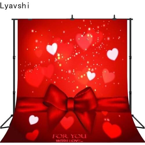 Lyavshi Custom Valentines day Backdrops Photography Backgrounds Heart Photocall Backdrops For Photography Fotografia