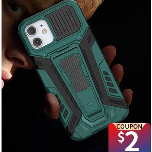 Musubo Luxury Chariot Armor Stand Holder Magnetic Case For iPhone 11 12 Pro Max Xs Xr 7 8 Plus Shockproof Protection Phone Cover