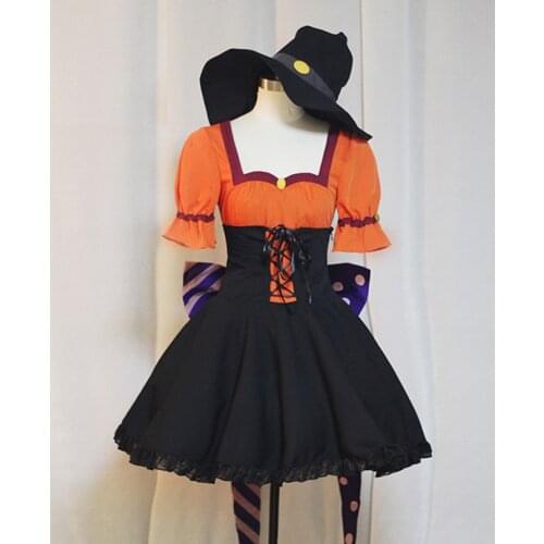 My Hero Acdemia Boku no Hero Academia Ochaco Uraraka Halloween Ver. Dress Cosplay Costume C012