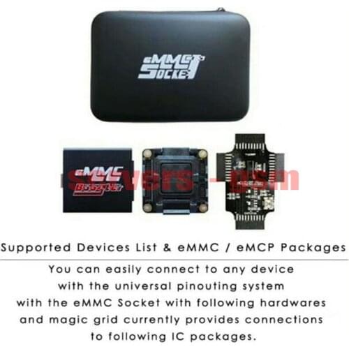 Newest Original EMMC Booster Tool with EMMC Socket device support EMMC BOX Easy jtag plus UFI box AFT box Medusa pro box