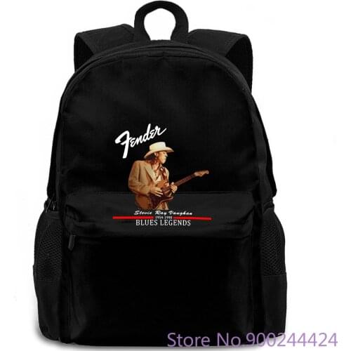 New Popular Stevie Ray Vaughan Blues Legend Mens Black S-3XL Man Print Hipster Text backpack