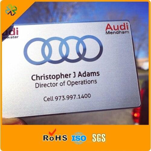Professional Laser Etched Metal Credit Business Card