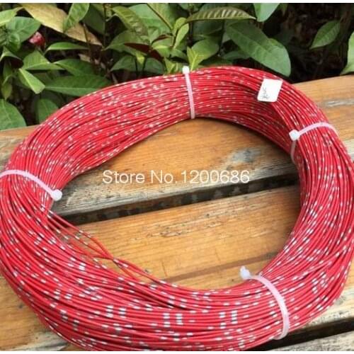 10 Meter 0.3 red spot square High temperature resistant wire and cable AVSS wires have thinner insulation