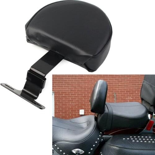 PU Leather Adjustable Driver Backrest Metal Stand for Harley Davidson Heritage Softail FLSTF 1993-2006 Motorcycle Accessories