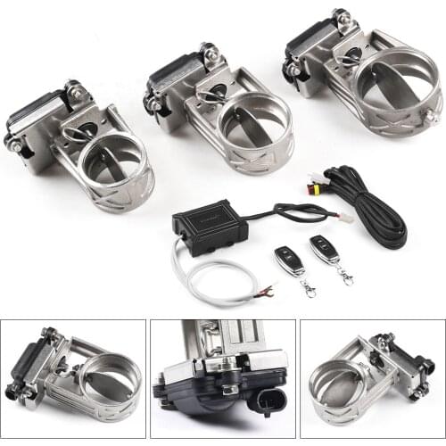 51MM 63MM 76MM Exhaust Control Valve Exhaust cut out Valve Electric Valve Unit- Low Pressure For Exhaust Catback Downpipe