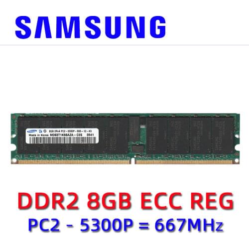 Samsung Server memory 4GB 8GB DDR2 2Rx4 REG ECC RAM 667MHz PC2-5300P 667 4G 8G 240pin 5300
