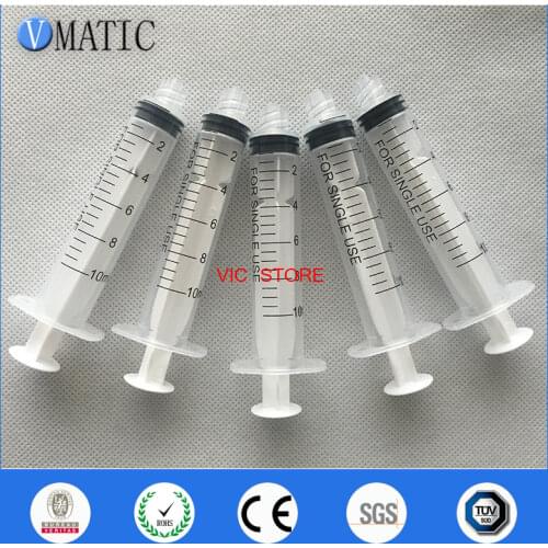 Free Shipping 10ml/10cc Luer Lock Dispensing Plastic Manual Syringes Glue Dispenser Syringe
